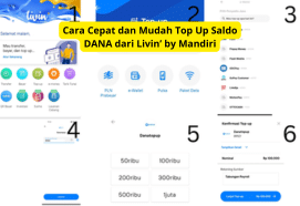 Cara Cepat dan Mudah Top Up Saldo DANA dari Livin’ by Mandiri 2025
