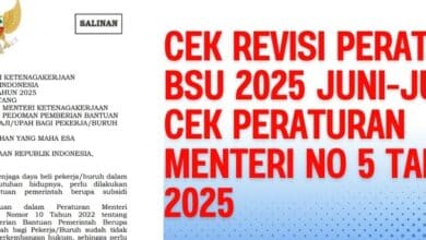 Cek Revisi Peraturan BSU 2025 Juni-Juli: Ikuti Permen No 5 Tahun 2025