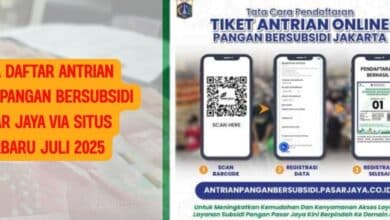 Cara Daftar Antrian Online Pangan Bersubsidi Pasar Jaya Juli 2025