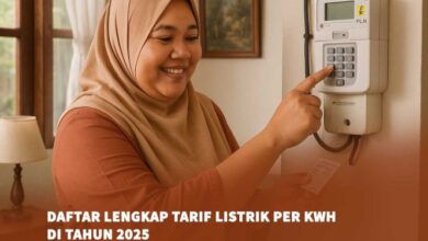 Daftar Lengkap Tarif Listrik per kWh 2025: Update Terbaru dan Rincian Biaya Resmi