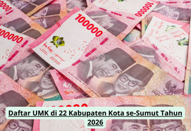 Daftar UMK 2026 di 22 Kabupaten Kota Sumut: Update Lengkap dan Rinci Semua Wilayah
