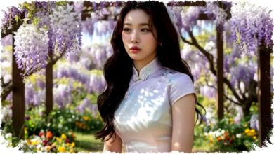 5 Prompt AI Ubah Foto Biasa Jadi Cheongsam Wisteria Realistis ala China, Hasil Profesional dan Natural