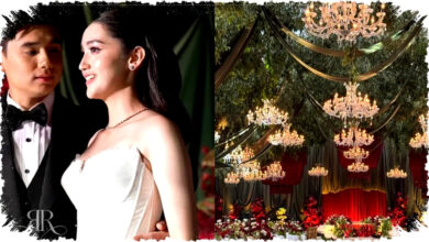 7 Inspirasi Dekorasi Resepsi Ranty Maria & Rayn Wijaya dengan Draperi Corak Bold Mewah di Bali