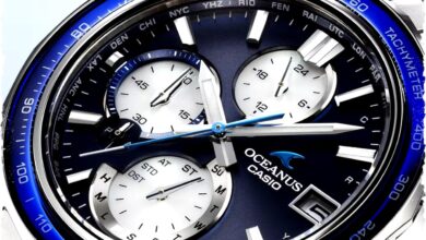 Casio Oceanus Manta OCW-S7000F-2A: Jam Titanium dengan Bezel Safir Biru dan Fitur Bluetooth Terbaru
