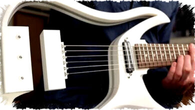 Magnetic Floating Strings Guitar: Inovasi Tuning dan Desain Unik untuk Musik Futuristik Stabil