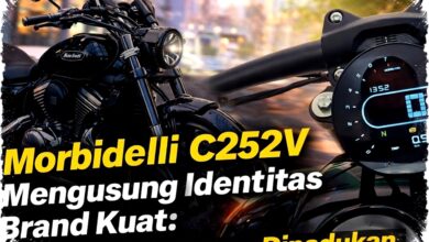Morbidelli C252V: Cruiser Retro Berteknologi Modern dengan Mesin V-Twin 249cc & Fitur Canggih