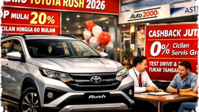 Promo Toyota Rush Januari 2026: DP 10%, Cicilan Ringan 5 Tahun, Ideal untuk Keluarga Muda & PNS