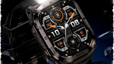 Tank M4C: Smartwatch Tangguh dengan LED Senter & Walkie Talkie 43 Yard untuk Aktivitas Outdoor