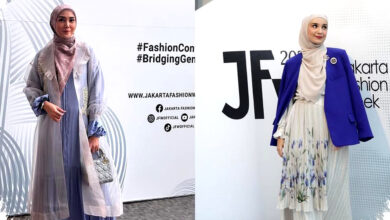 7 Adu Gaya Fenita Arie Vs Shireen Sungkar, Siapa Paling Memikat Dalam Modest Style Elegan?