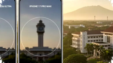 Duel Zoom Flagship 2026 di Kota Tepian, Samsung S26 Ultra Tampil Tajam Sementara iPhone 17 Pro Max Hadirkan Stabilitas dan Warna Natural