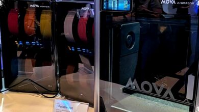 Mova AtomForm Palette 300, Printer 3D Yang Menghapus Limbah dan Ganti Nozzle Otomatis 36 Warna