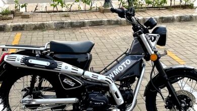 W Moto Porter 125 Rp23 Jutaan, Motor Bebek Retro Modern dengan Suspensi Empuk