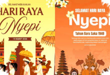 20 Poster Hari Raya Nyepi 2026 Penuh Makna, Unggah Damai di Medsos