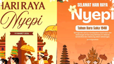 20 Poster Hari Raya Nyepi 2026 Penuh Makna, Unggah Damai di Medsos