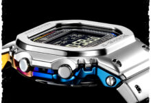 G-Shock 5000 Berlapis Pelangi Metal, Solar dan Bluetooth Ubah Arah Seri Ikonik