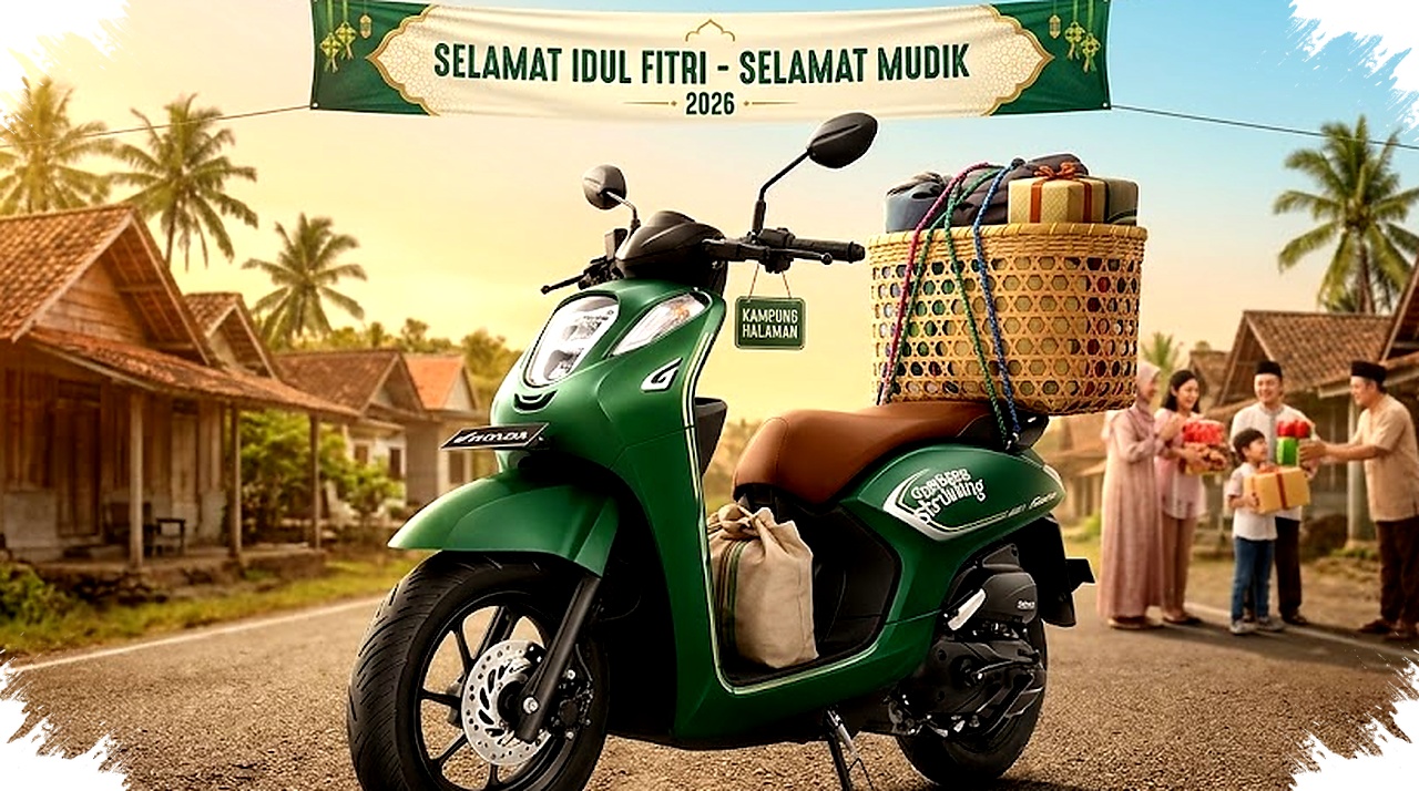 Honda Genio 2026, Skutik Irit 60 Km per Liter yang Siap Menemani Mudik Akhir Pekan