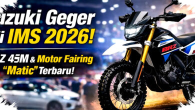 Suzuki Main Tajam Di IMS 2026, BRZ 4SM Dan Fairing Rasa Matic Rebut Perhatian